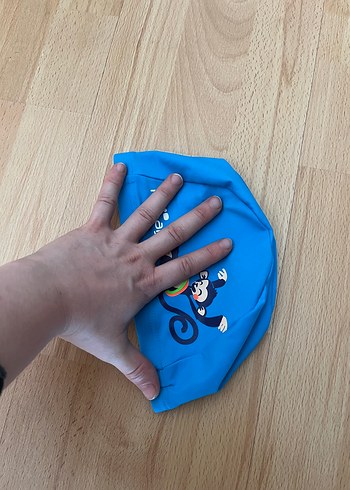 Nabaiji Mavi Çocuk Yüzme Bonesi - Görsel 4