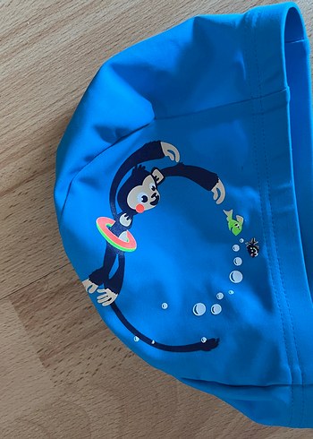 Nabaiji Mavi Çocuk Yüzme Bonesi - Görsel 2