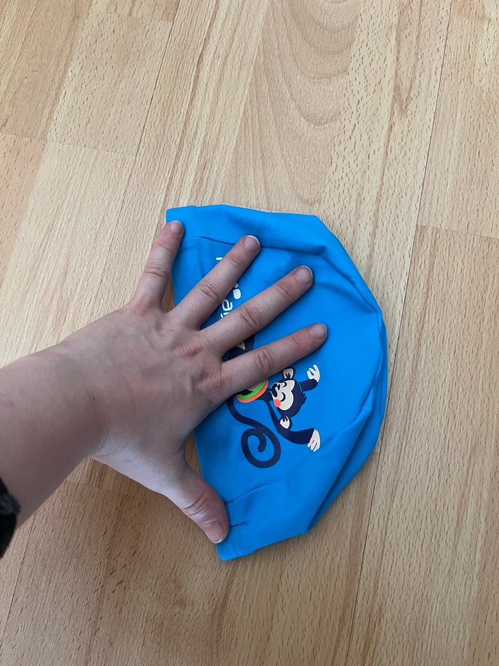 Nabaiji Mavi Çocuk Yüzme Bonesi - Görsel 4