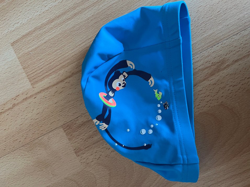 Nabaiji Mavi Çocuk Yüzme Bonesi - Görsel 2