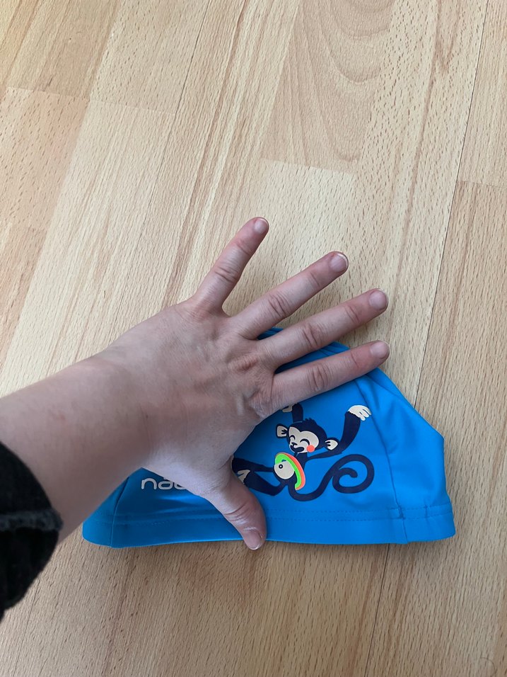 Nabaiji Mavi Çocuk Yüzme Bonesi - Görsel 5