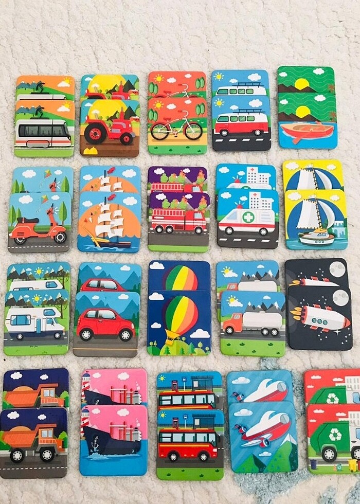 Clementoni/Memory 2 li zeka kartları  - Görsel 5