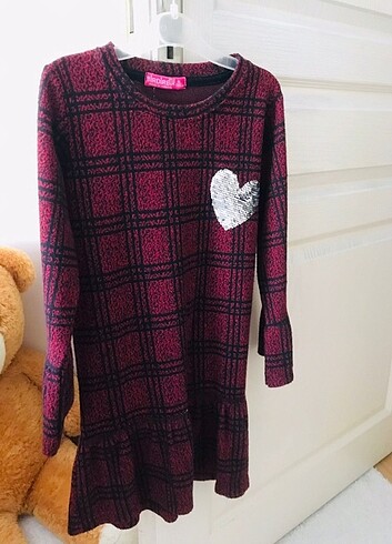 Kışlık kız çocuk elbise - Görsel 5