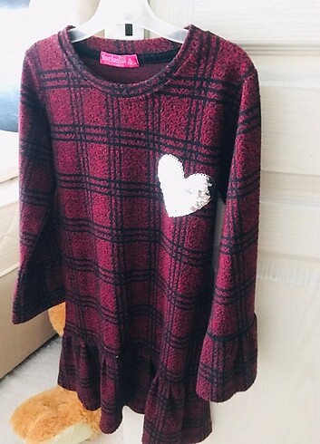 Kışlık kız çocuk elbise - Görsel 6