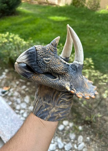 Dinozor Kukla Triceratops - Görsel 5