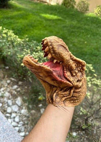 Dinozor Kukla Kahverengi - Görsel 3