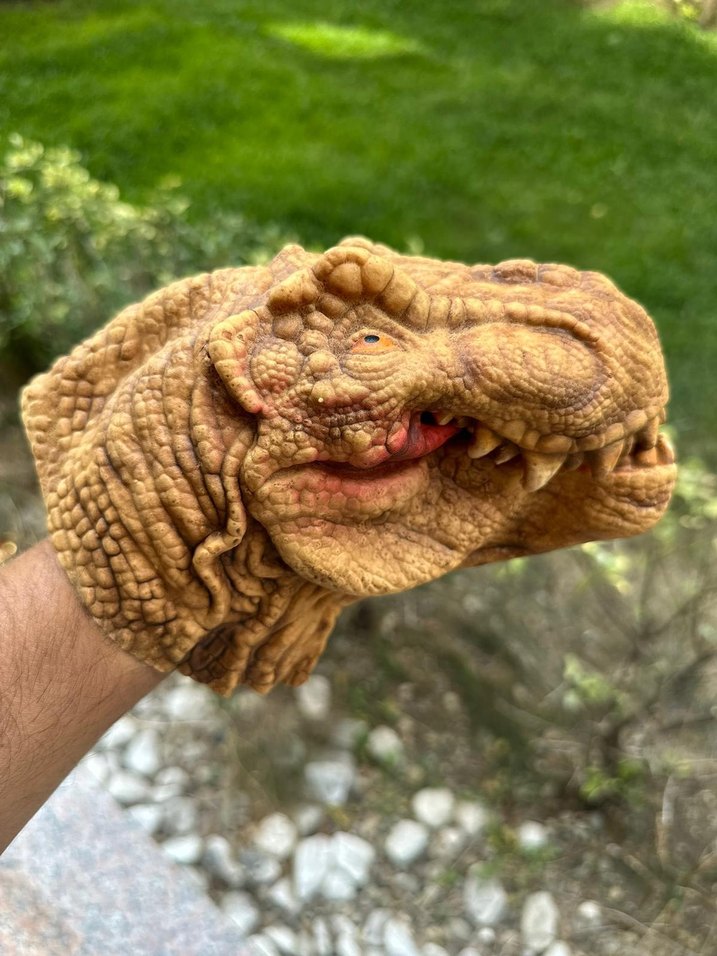 Dinozor Kukla Kahverengi - Görsel 2