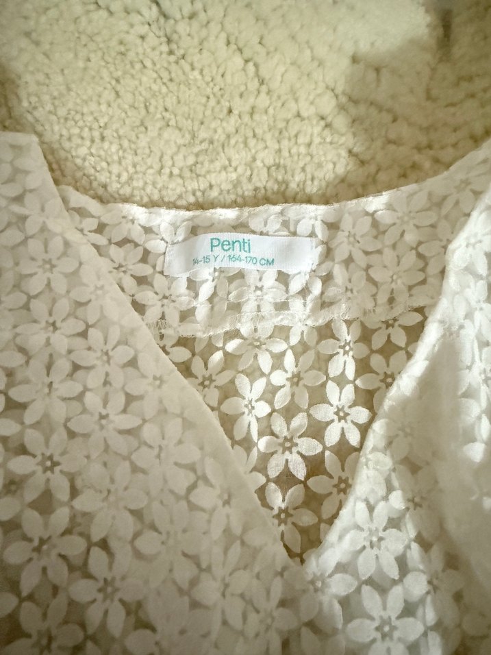 Dantel Detaylı çoçuk pareo - Görsel 3