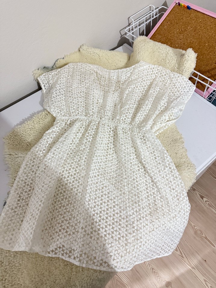 Dantel Detaylı çoçuk pareo - Görsel 4