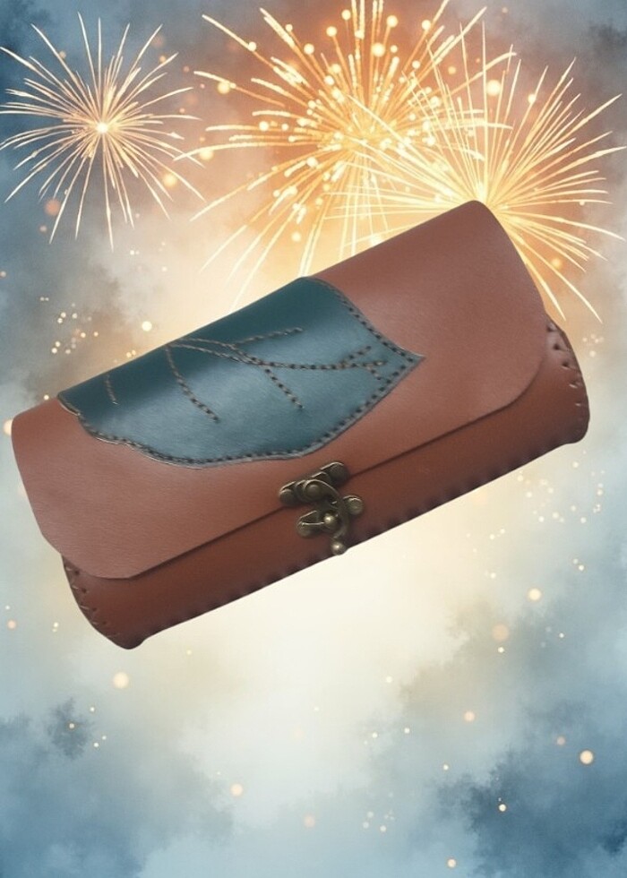 Natural deri çanta - Görsel 2