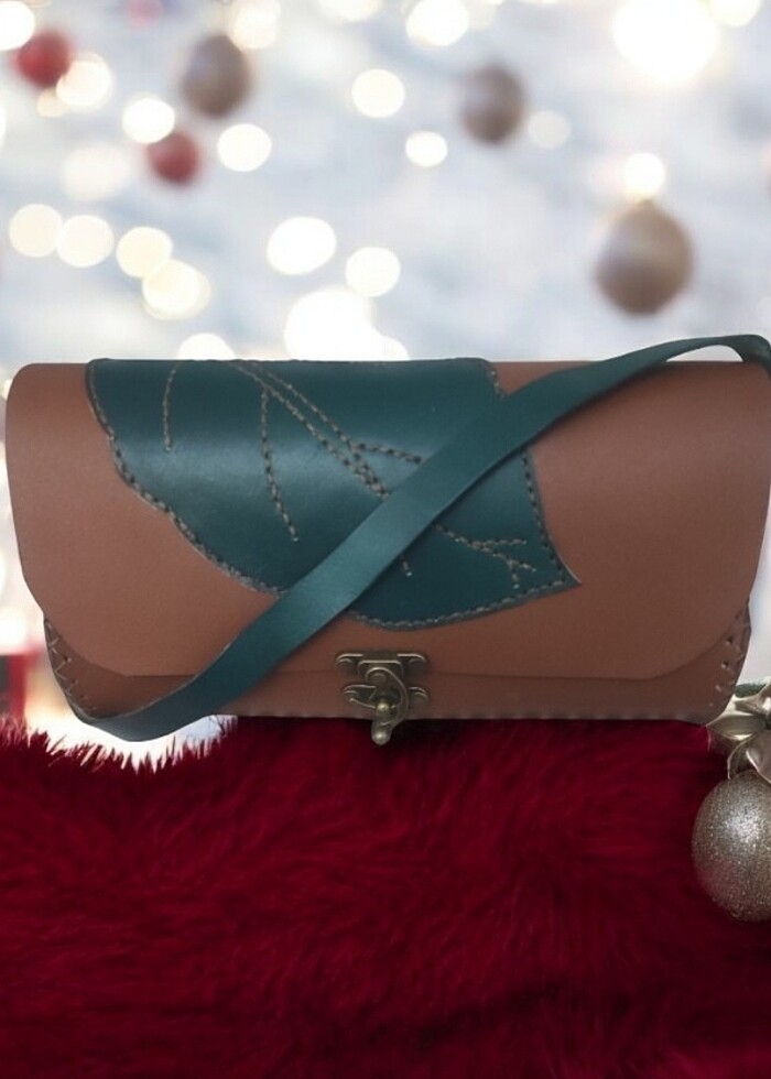 Natural deri çanta - Görsel 4