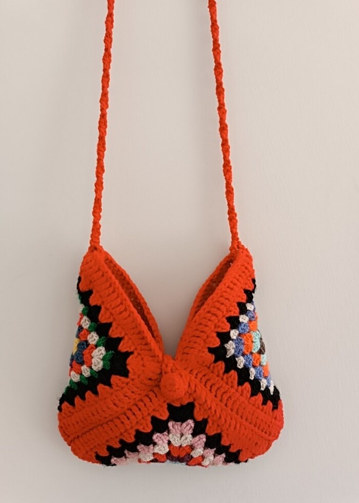 Çocuk Örgü Çanta  - Görsel 2