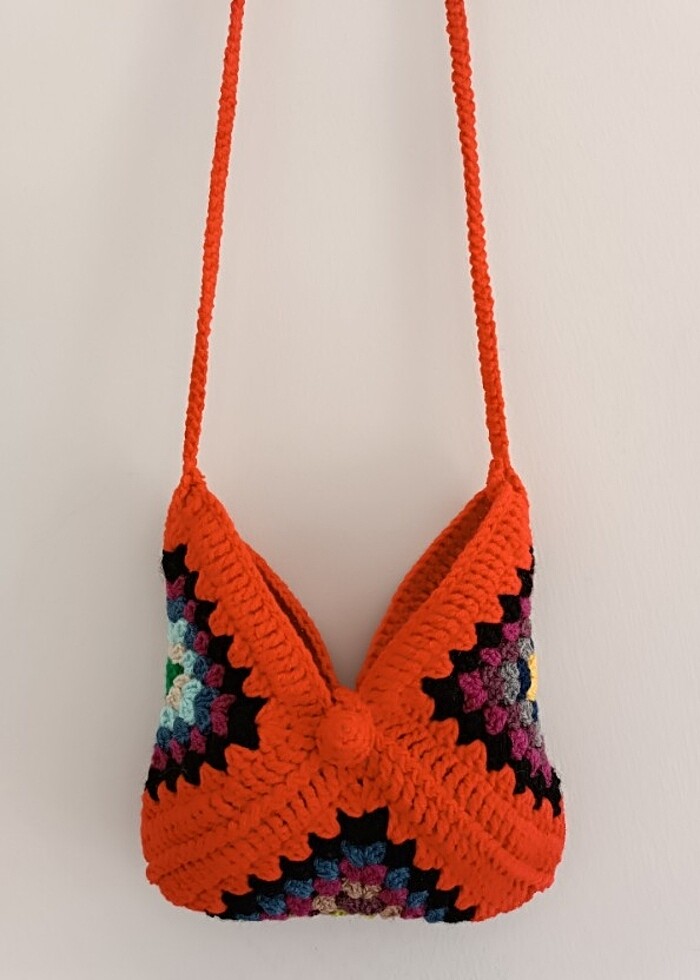 Çocuk Örgü Çanta  - Görsel 2