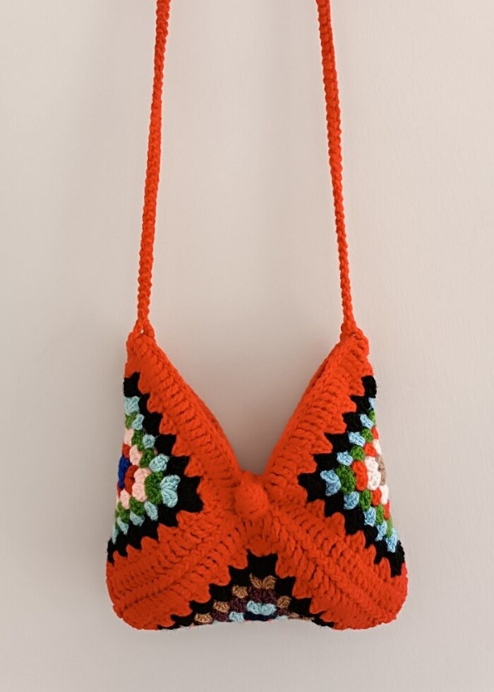 Çocuk Örgü Çanta  - Görsel 2