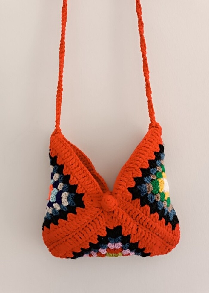 Çocuk Örgü Çanta  - Görsel 2