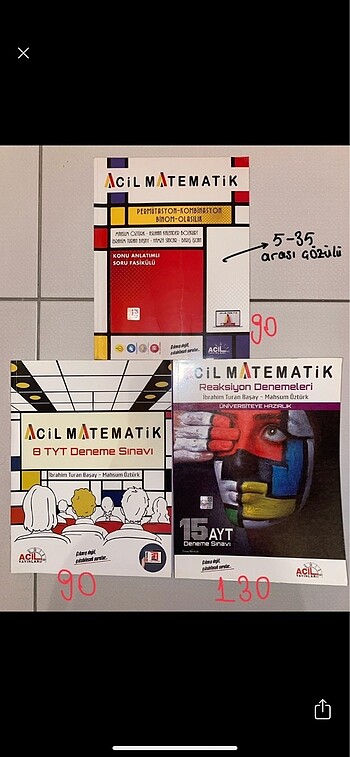 acil matematik fasikül ve deneme #yks