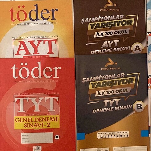 Beden 15 adet türkiye geneli deneme #yks