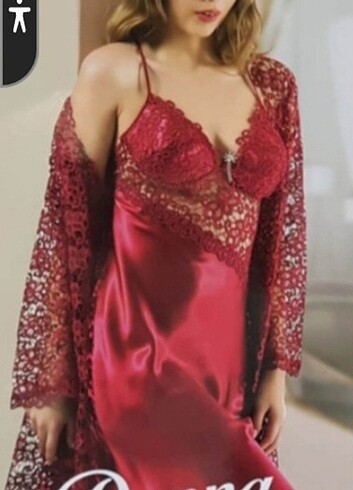 Diğer Donna marka saten gecelik pijama takımı