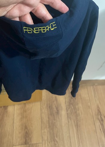 5 Yaş Beden Fenerbahçe Fermuarlı ve Kapüşonlu Erkek Çocuk Eşofman Üsti