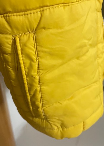 12-18 Ay Beden sarı Renk Sarı Erkek Çocuk Kapüşonlu Anorak