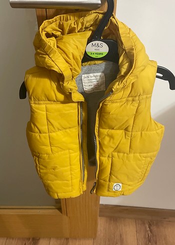 Sarı Erkek Çocuk Kapüşonlu Anorak