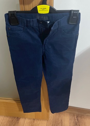 Lacivert Erkek Çocuk İnce Denim Pantolon