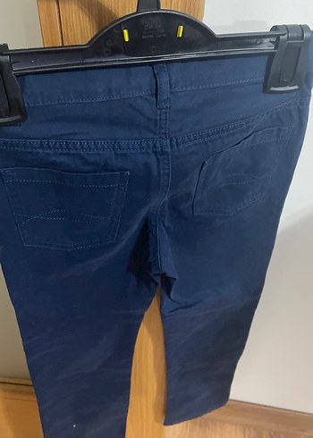6 Yaş Beden Lacivert Erkek Çocuk İnce Denim Pantolon