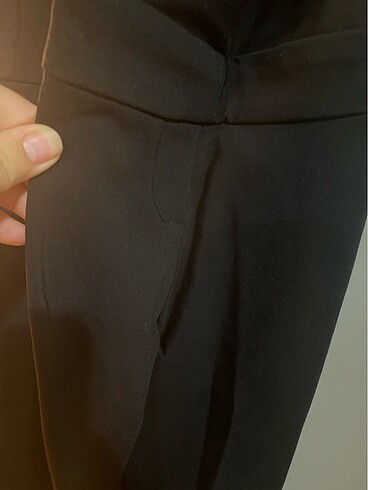 xl Beden Siyah boru paça hamile pantolonu