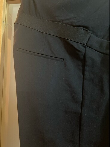 H&M Siyah boru paça hamile pantolonu