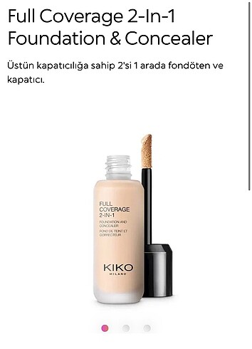 KİKO 2-In-1 Foundation & Concealer