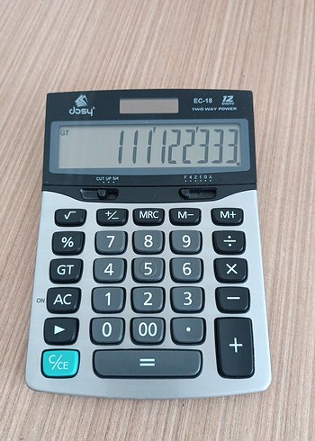 Diğer Gri Hesap Makinesi GT Fonksiyonlu