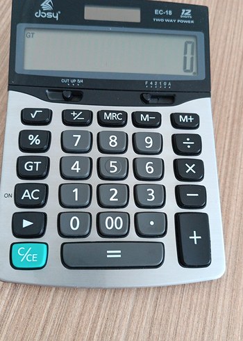 Gri Hesap Makinesi GT Fonksiyonlu - Görsel 5