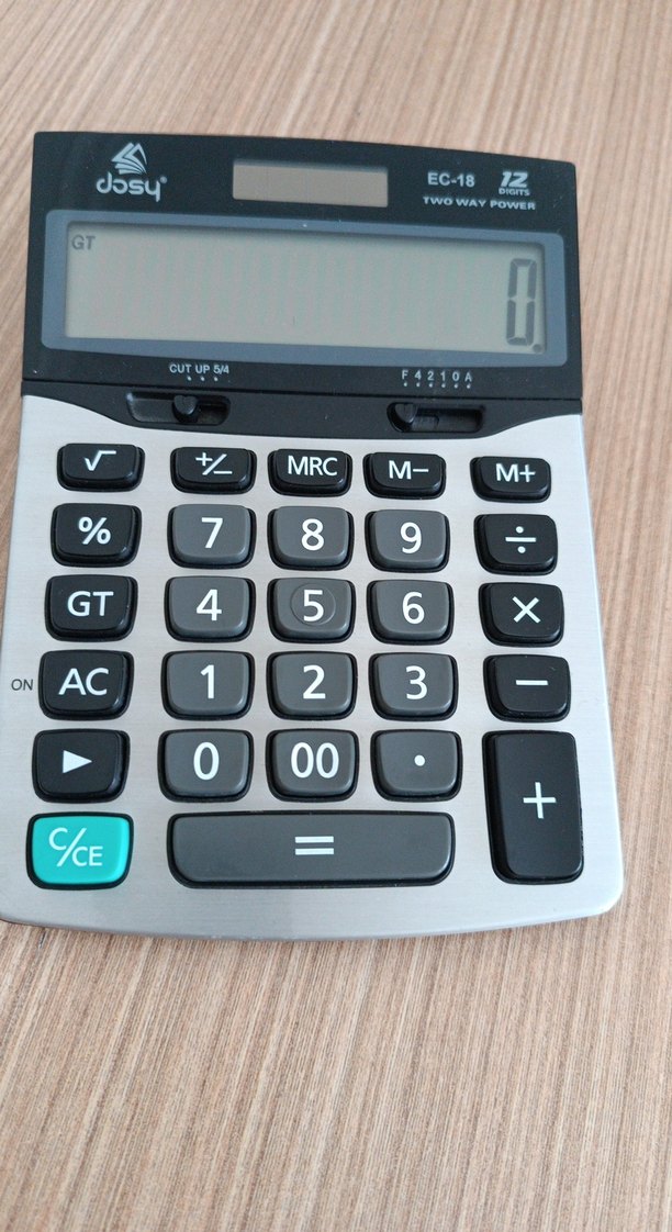 Gri Hesap Makinesi GT Fonksiyonlu - Görsel 5