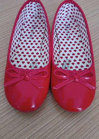 Kız Çocuk Kırmızı Fiyonklu Babet - Görsel 4