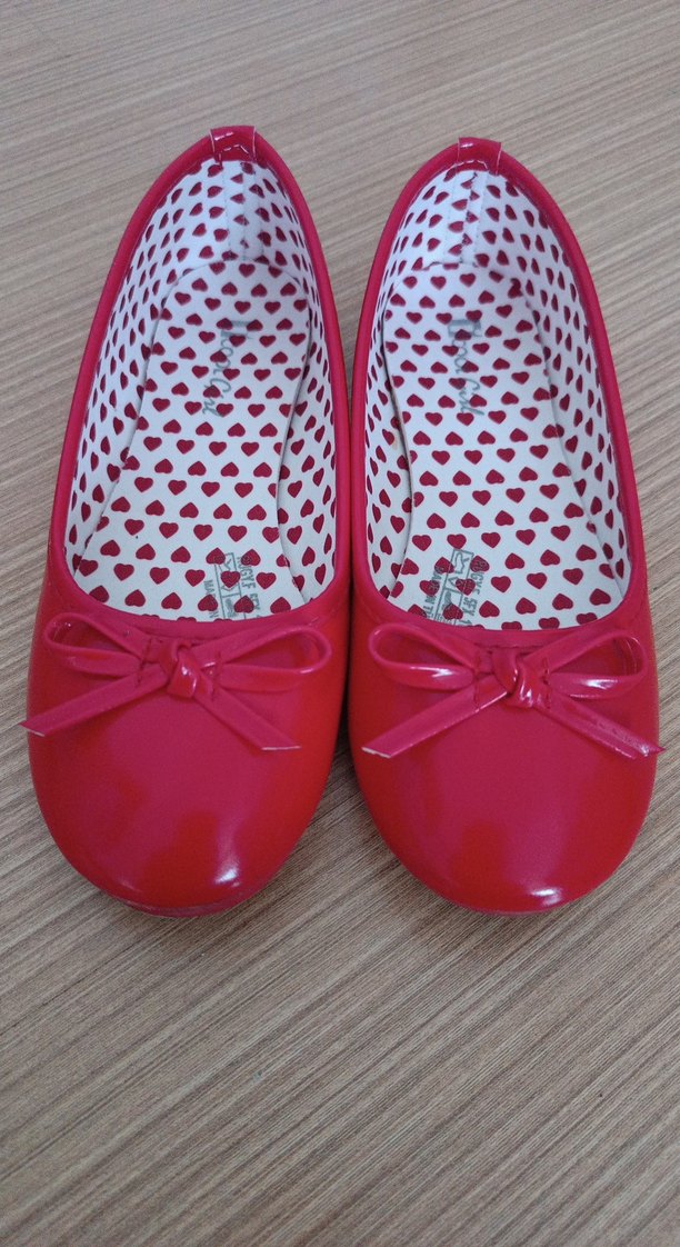 Kız Çocuk Kırmızı Fiyonklu Babet - Görsel 4