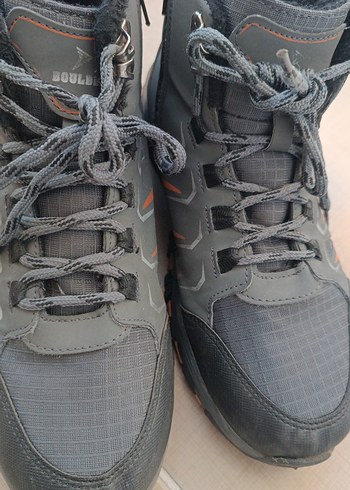 Gri Erkek Spor Ayakkabı Bağcıkları - Görsel 6