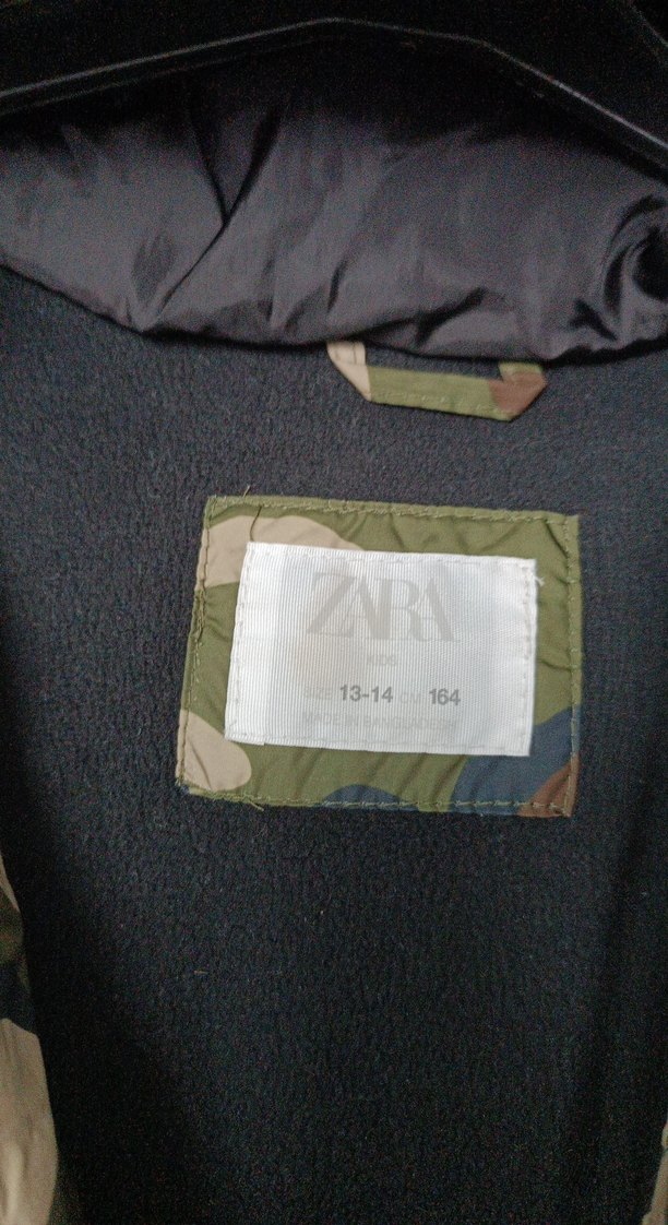 Erkek Çocuk Kamuflaj Kapüşonlu Mont - Görsel 4