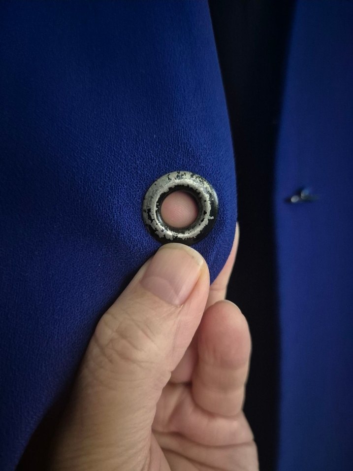 Saks Mavisi V Yaka Blazer Ceket  ADL — görsel 4/5
