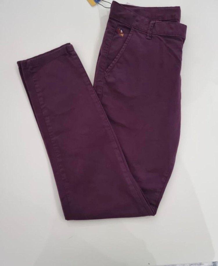 Şık ve Rahat Koyu Mürdüm Pantolon — görsel 2/7