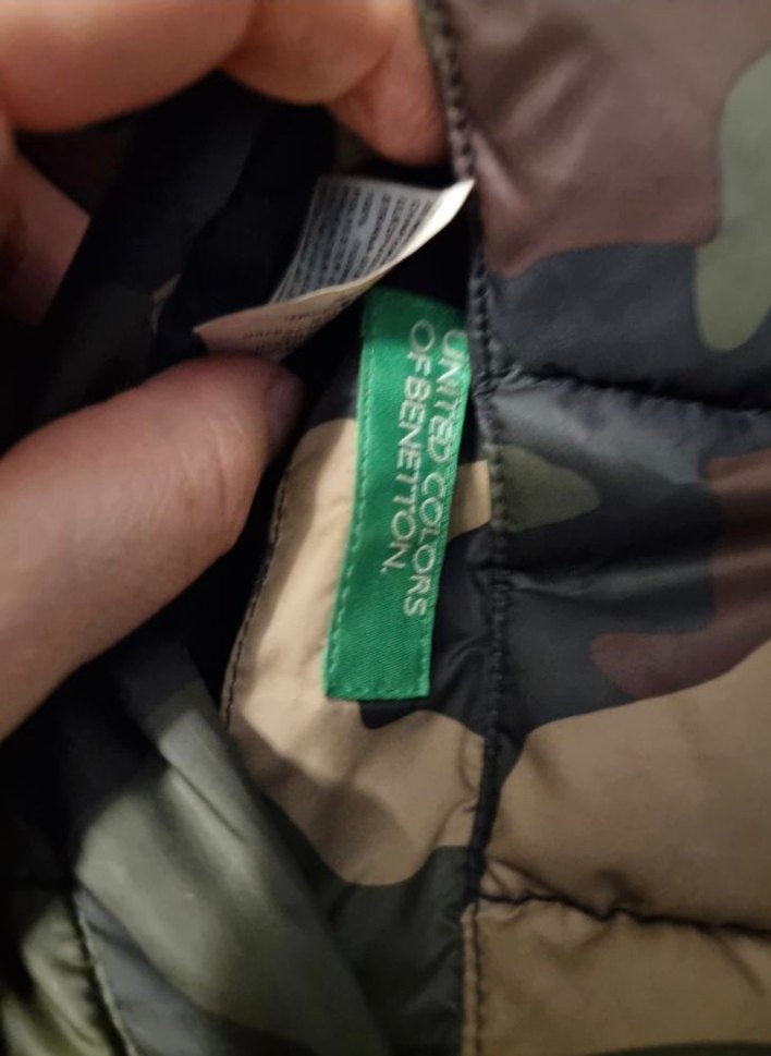 Camo Desenli Kapüşonlu Şişme Mont — görsel 4/7