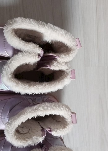 Kız Çocuk Pembe Peluş Detaylı Bot - Görsel 7