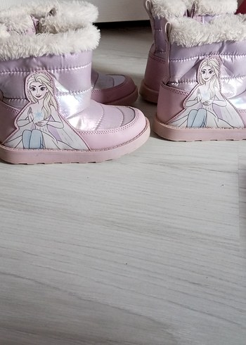 Kız Çocuk Pembe Peluş Detaylı Bot - Görsel 2