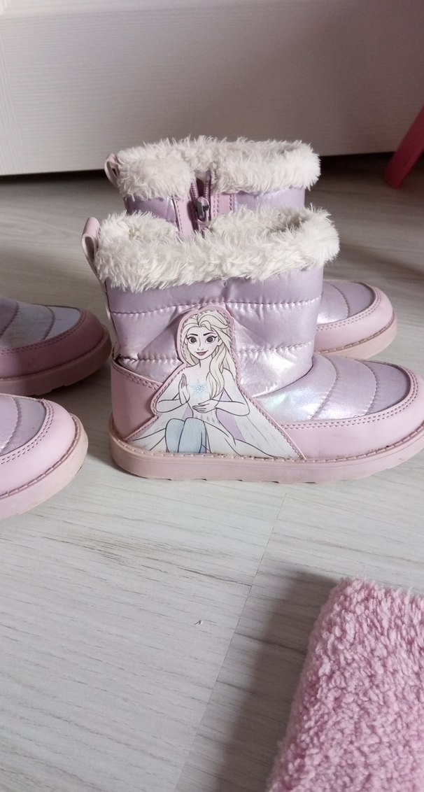 Kız Çocuk Pembe Peluş Detaylı Bot - Görsel 4