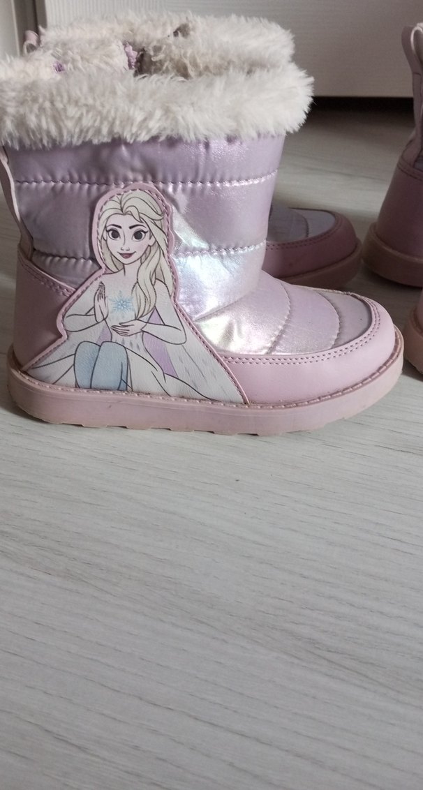 Kız Çocuk Pembe Peluş Detaylı Bot - Görsel 3