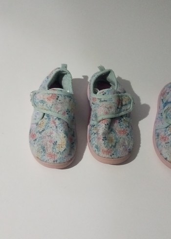 Kız cocuk Renkli Bağcıksız ev Ayakkabısı panduf - Görsel 2