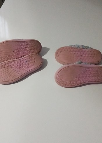 Kız cocuk Renkli Bağcıksız ev Ayakkabısı panduf - Görsel 4