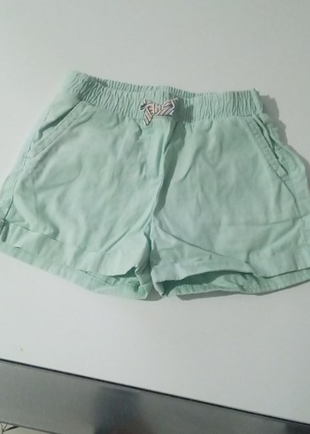 Kızlar için Pembe Pamuklu Bol Kesim Şort - Görsel 4