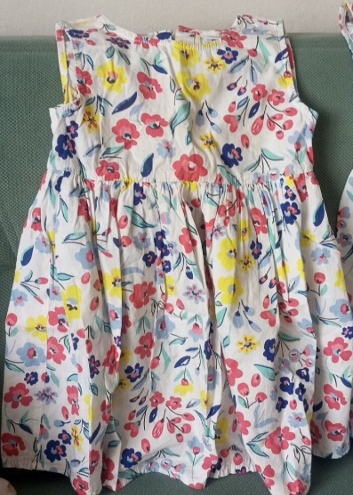 İkiz kız çocuk elbise - Görsel 3