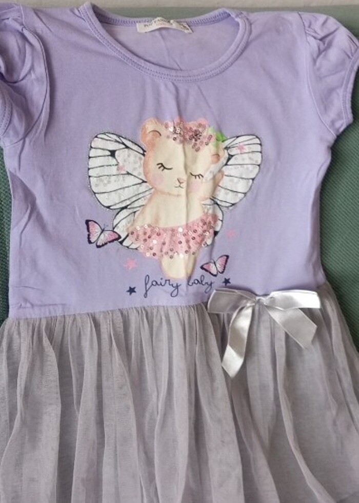 İkiz kız çocuk elbise - Görsel 3