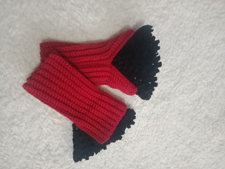 Renkli Örgü Kadın Eldivenleri - Görsel 2